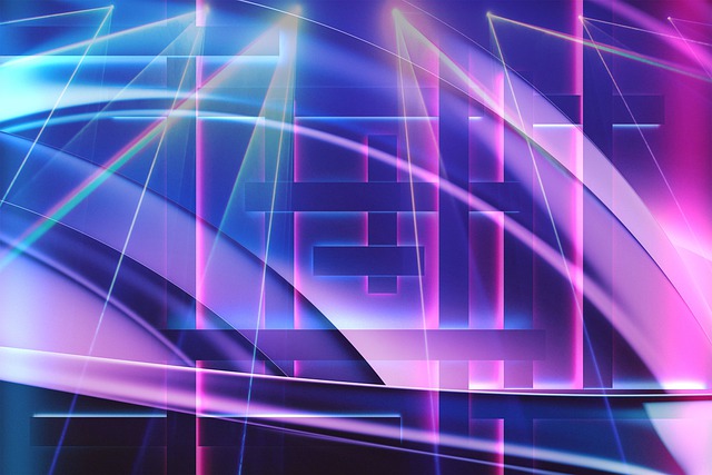 背景 氖 几何的 - 上的免费图片