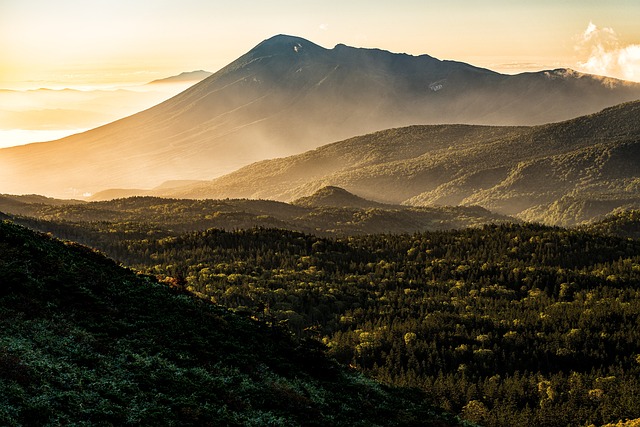 山 火山 森林 - 上的免费照片