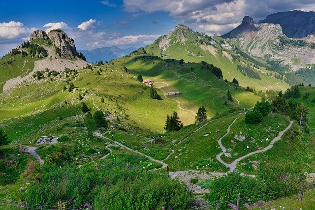 阿尔卑斯山 顶峰 瑞士 - 上的免费照片