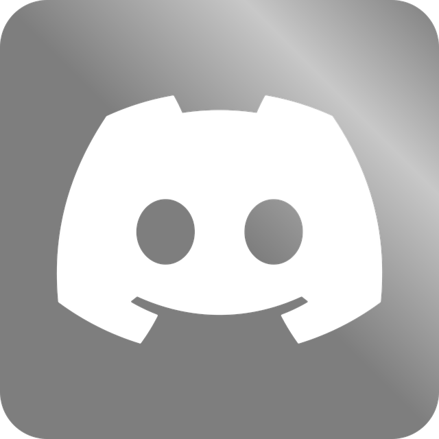 不和谐 不和谐徽标 灰度 - 免费矢量图形