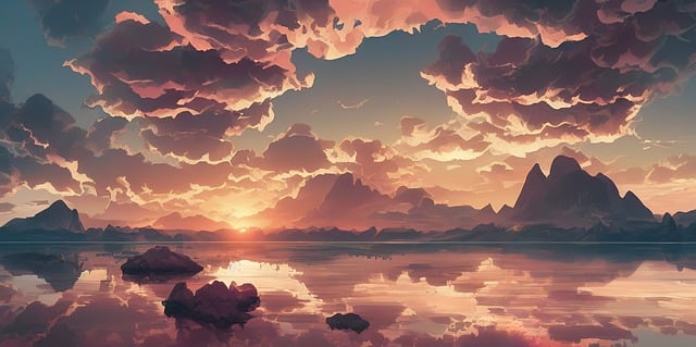 日落 河 天空 - 上的免费图片