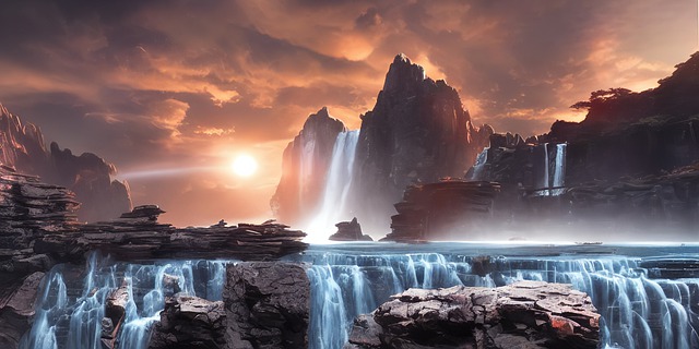 水 瀑布 自然 - 上的免费图片