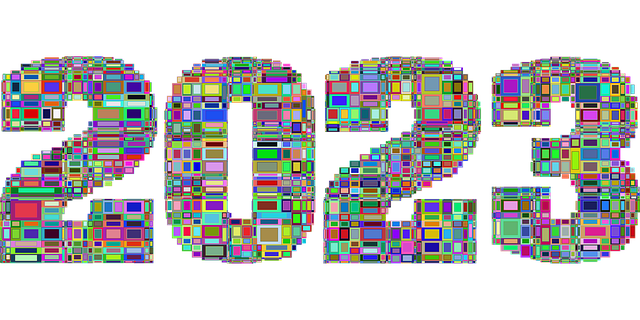 日历 2023 新的一年 - 免费矢量图形