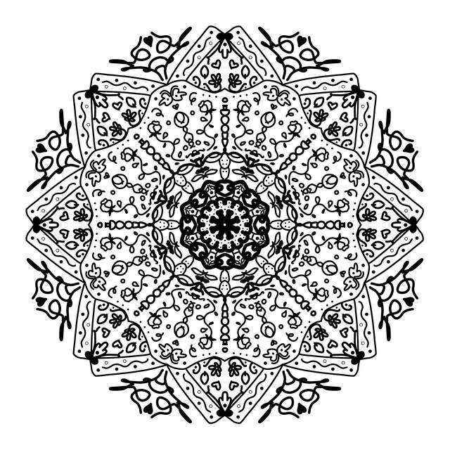 禅 Zentangle 曼荼罗 - 上的免费图片