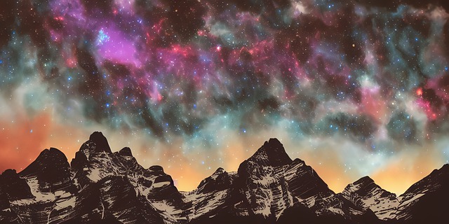 山 空间 星系 - 上的免费图片