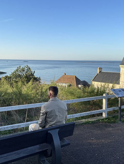 男人 长椅 海岸 - 上的免费照片