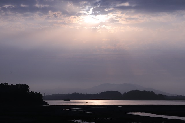 日落 云 雅鲁藏布江 - 上的免费照片