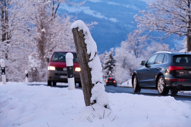 公路运输 雪 路 - 上的免费照片