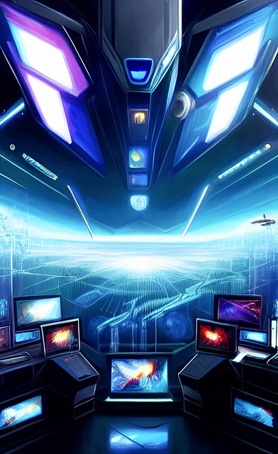 生成的Ai 飞船 控制室 - 上的免费图片