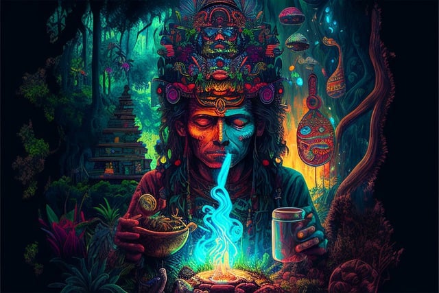 死藤水 迷幻的 萨满 - 上的免费图片