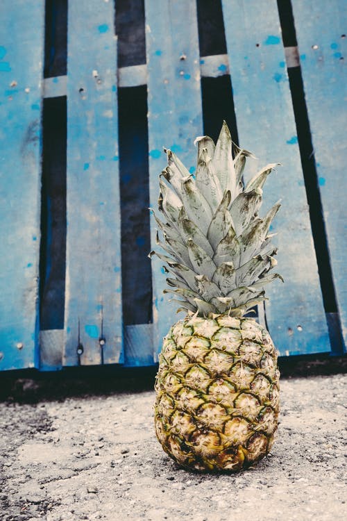 户外站立的菠萝 · 免费素材图片