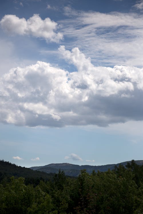 有关天性, 天空, 山的免费素材图片