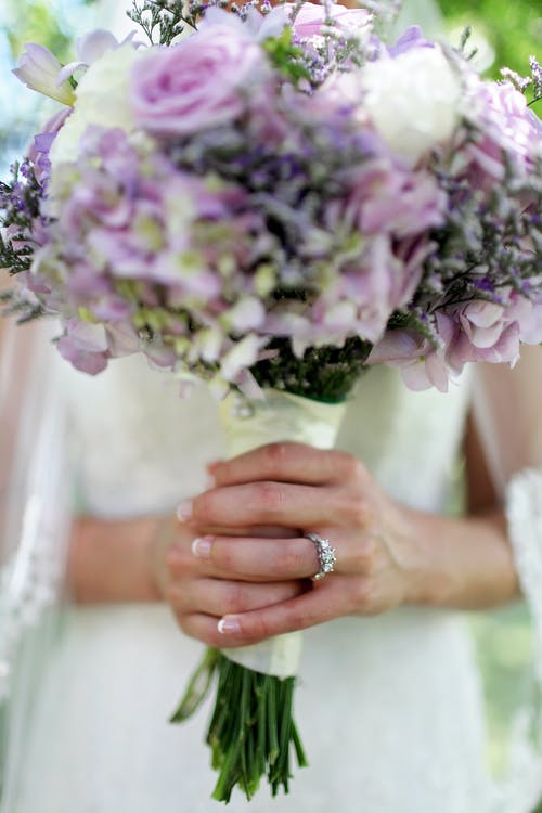 紫色花花束 · 免费素材图片