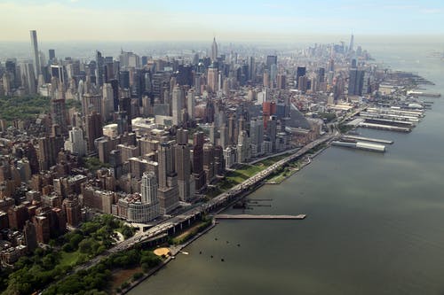 空中摄影的城市景观 · 免费素材图片