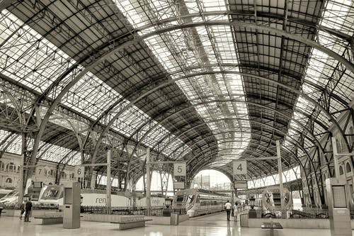 火车站的视图 · 免费素材图片