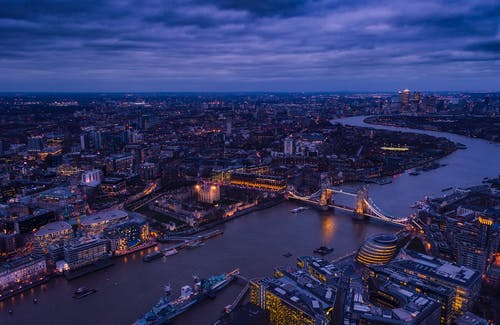 伦敦黄昏 · 免费素材图片