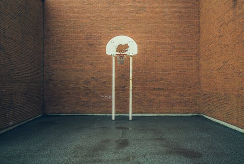 有关牆壁, 磚牆, 篮球圈的免费素材图片