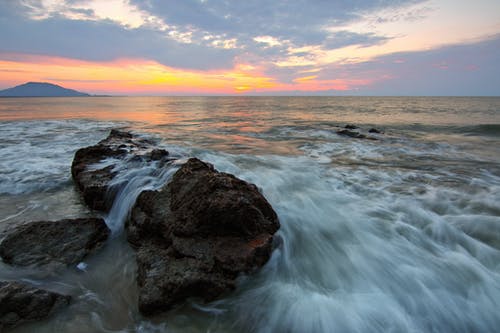海洋岩层 · 免费素材图片