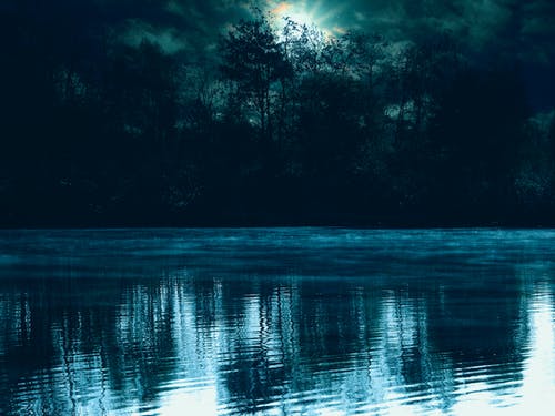 夜间清河 · 免费素材图片