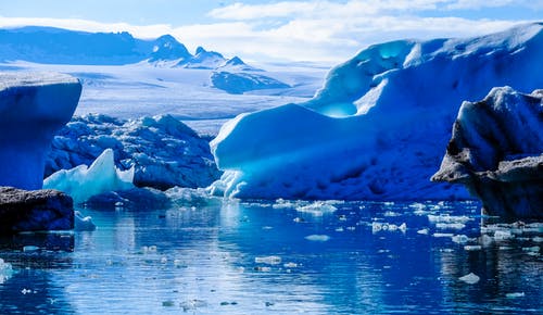 冰山上的水数字壁纸 · 免费素材图片