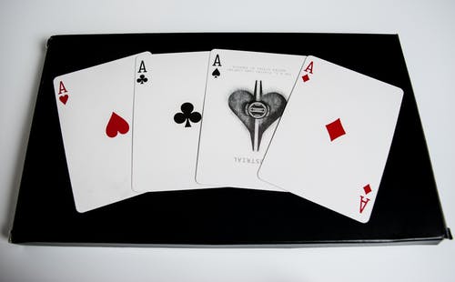 四张ace游戏卡 · 免费素材图片