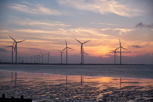 风力涡轮机风景摄影 · 免费素材图片