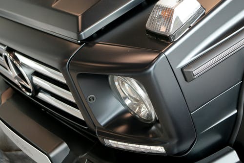 黑色梅赛德斯 奔驰汽车的特写照片 · 免费素材图片