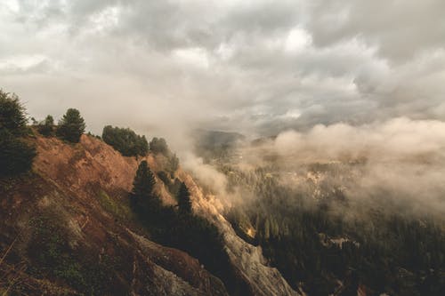 布朗和绿山 · 免费素材图片