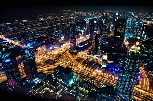 游戏中时光倒流城市景观摄影在夜间 · 免费素材图片