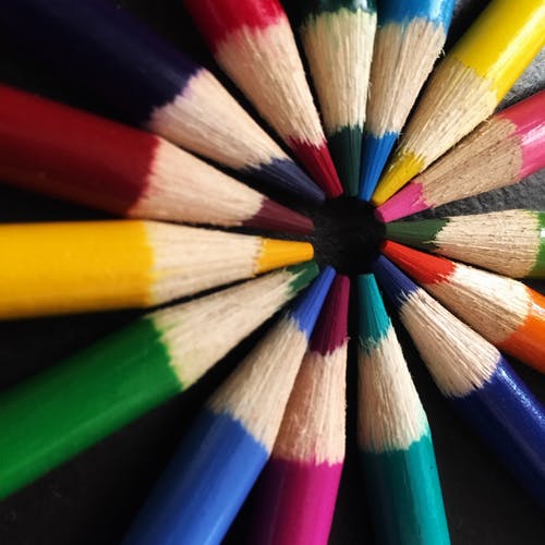各种铅笔颜色 · 免费素材图片