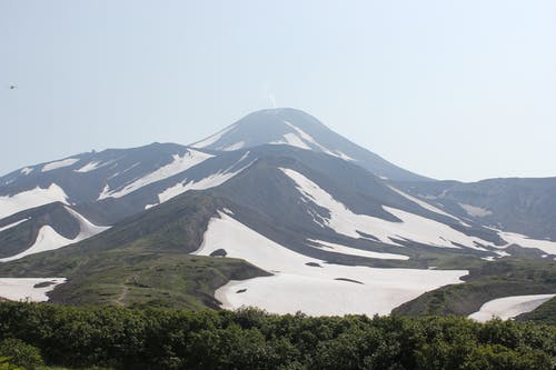 山脉与雪 · 免费素材图片