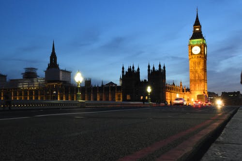 大笨钟，夜间在伦敦 · 免费素材图片