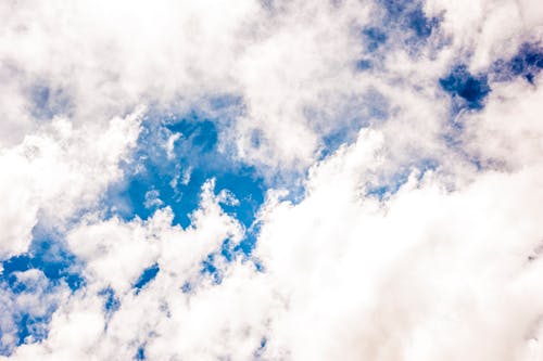蓝天白云截图 · 免费素材图片