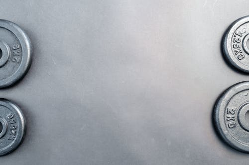 灰色的杠铃板 · 免费素材图片