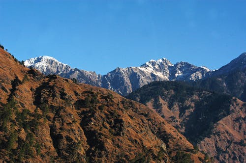 布朗山与雪帽 · 免费素材图片