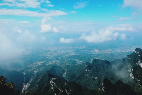 山的航拍 · 免费素材图片