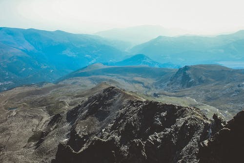 鸟瞰山的摄影 · 免费素材图片