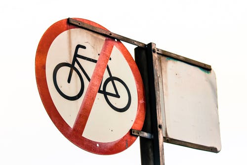 禁止自行车招牌 · 免费素材图片