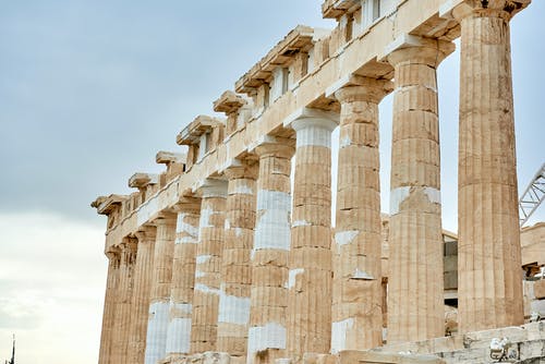 希腊帕台农神庙雅典 · 免费素材图片