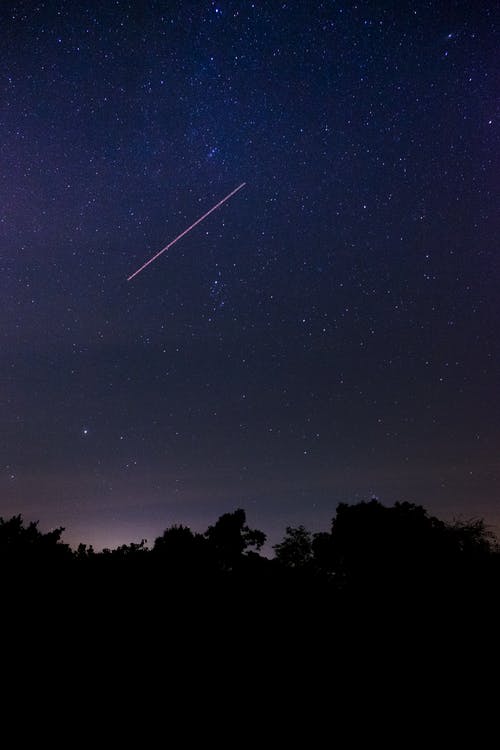 夜间流星 · 免费素材图片