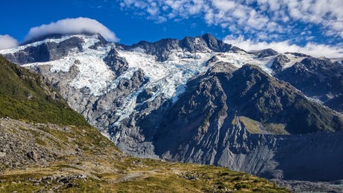 雪帽山脉的风景照片 · 免费素材图片