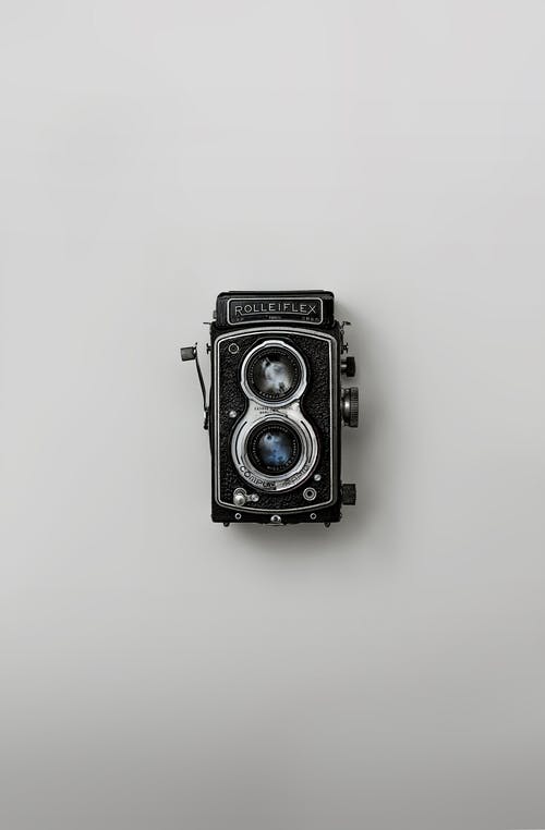 黑色rolleiflex卷轴投影机 · 免费素材图片