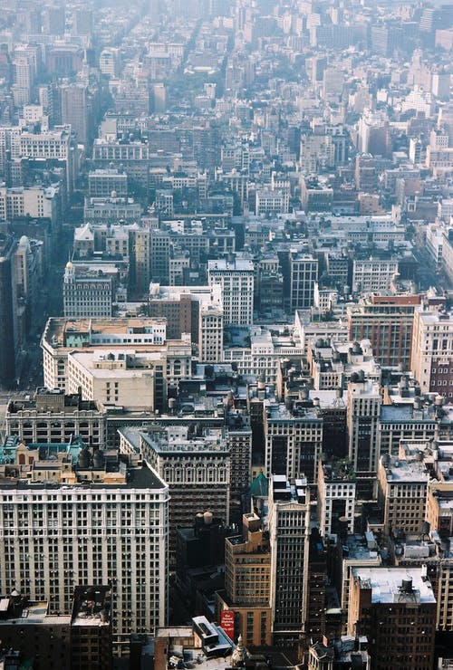 城市建筑空中摄影 · 免费素材图片