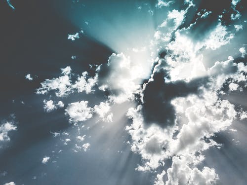 白色的天空 · 免费素材图片