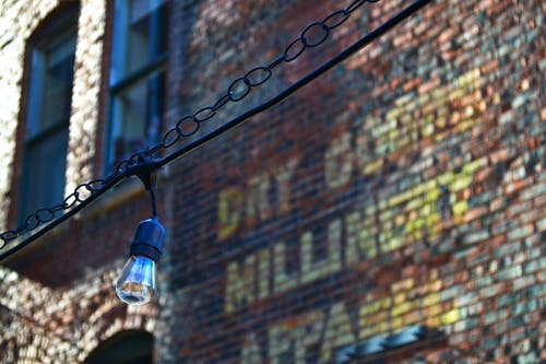 黑色灯串 · 免费素材图片