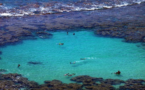 一群人在水体上 · 免费素材图片