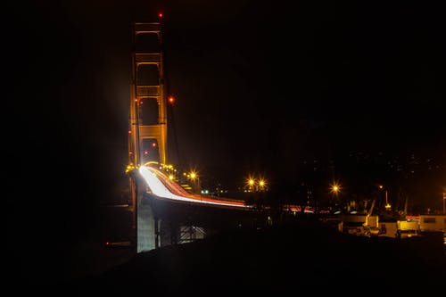晚上桥的摄影 · 免费素材图片