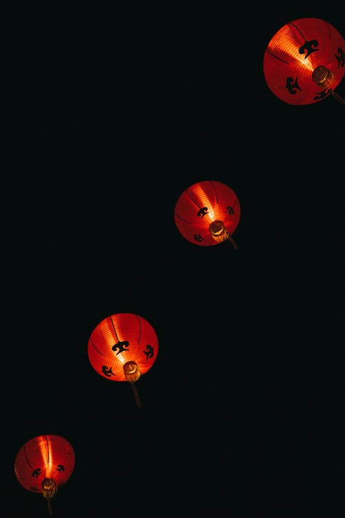 有关中国灯笼, 低角度拍摄, 假日的免费素材图片