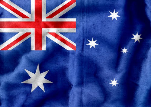 弄皱的纺织澳大利亚国旗 · 免费素材图片