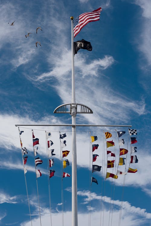 有关愛國, 旗子, 晴天的免费素材图片